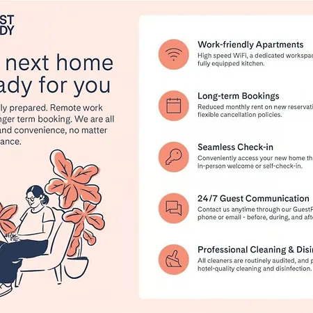 Apartament Guestready - Comfortable Retreat Dublin